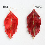 Raya Wine Earrings