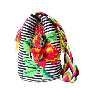 Flores Mochila Blanco