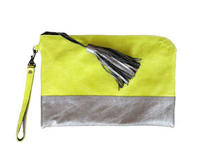 Lime Yellow Clutch