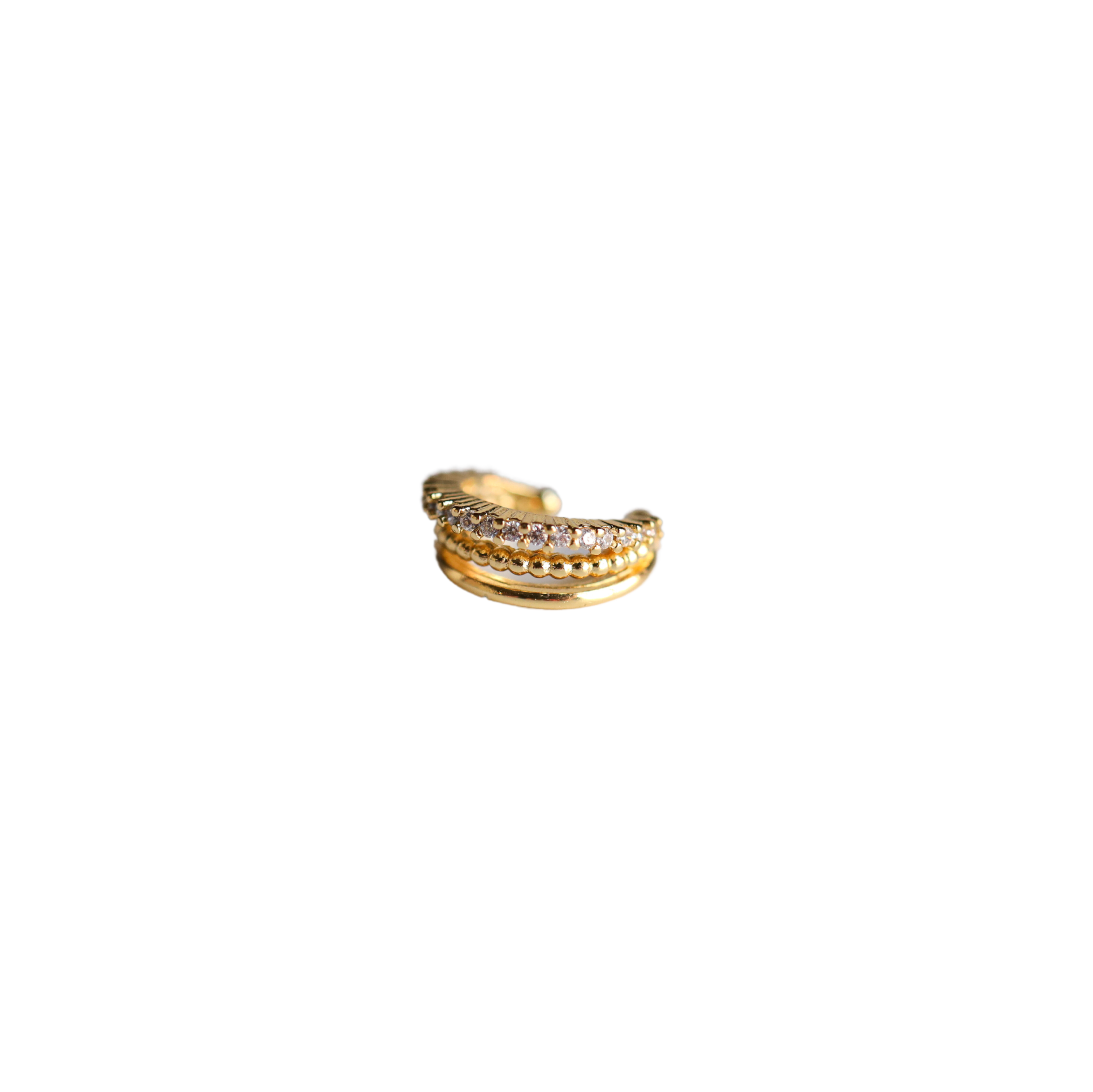 Ear Cuff 3 Row Crystal – FOSTERIE