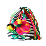 Flores Mochila Blanco Tres