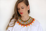 Embera Necklace Collar Flame