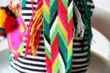 Flores Mochila Blanco Tres