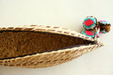 Luna Pom Clutch Teal
