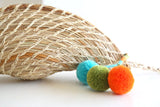 Luna Pom Clutch Rust