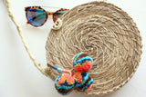 Redondo Coral Pom Bag