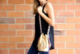 Jayuir Leather Mini Mochila