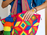 Tassel Tote Hot Pink