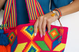 Tassel Tote Hot Pink
