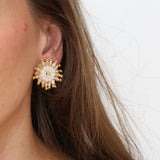 Champagne Burst Earring