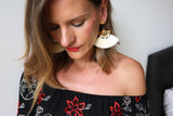 Luna Tassel Earring - Cream