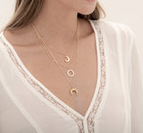 Luna Pearl Triple Chain