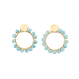 Circle Earring Turquoise