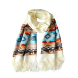 Cream Ruana Scarf