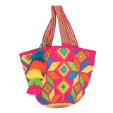 Tassel Tote Hot Pink