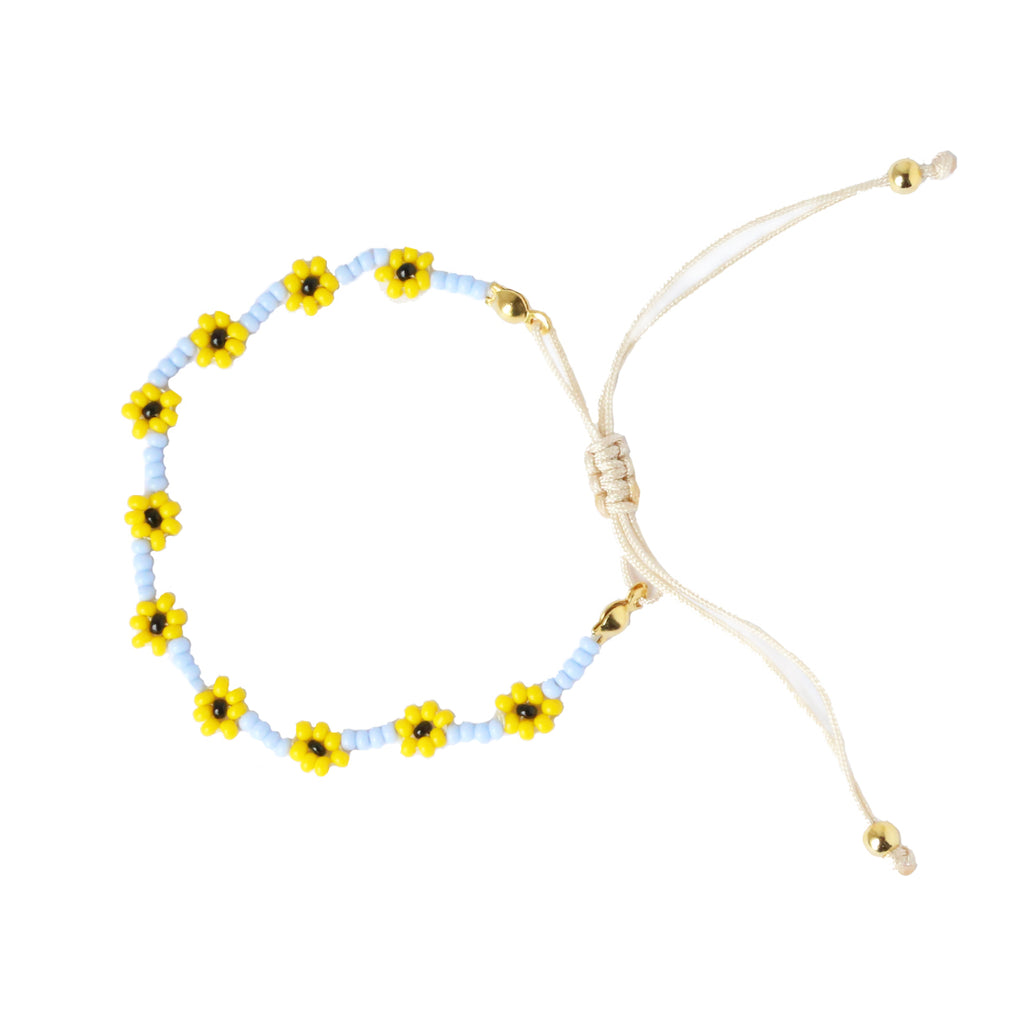 Sunflower Chain Bracelet