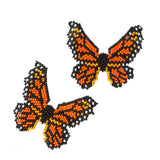 Butterfly Monarch Embera Earrings