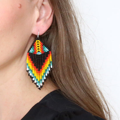 Flame Embera Earrings