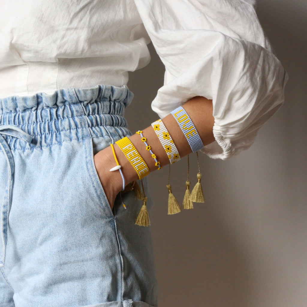 Sunflower Chain Bracelet