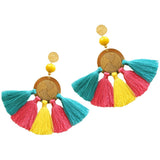 Sol Tassel Earring - Multi