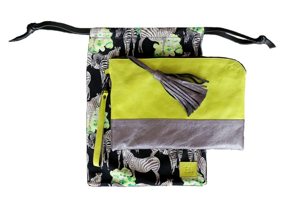 Lime Yellow Clutch